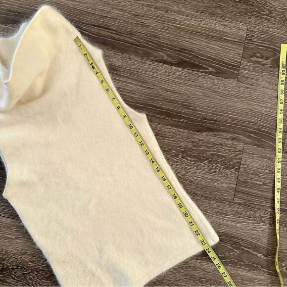Bebe Y2k angora rabbit sleeveless funnel neck sweater - Picture 3 of 5